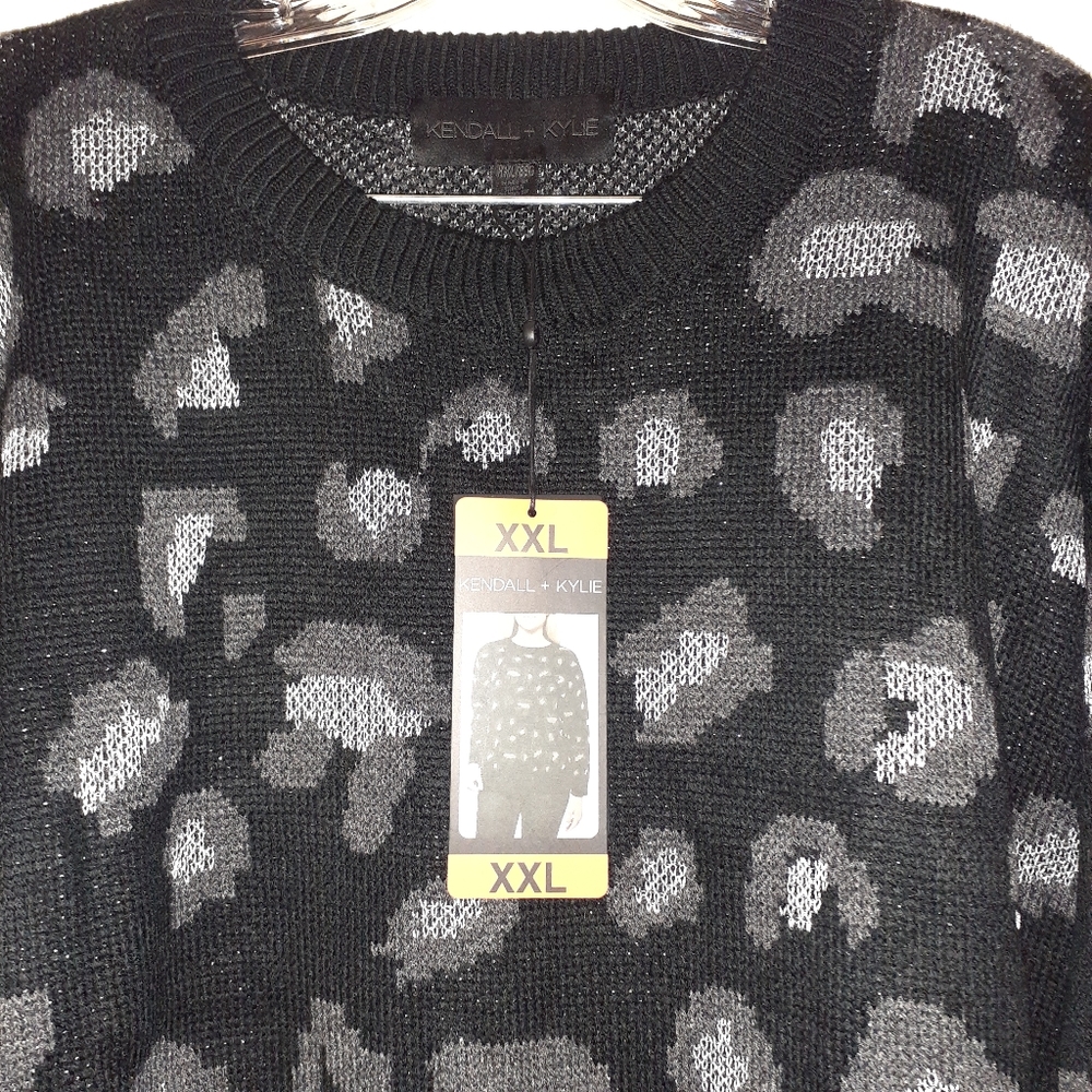 Kendall & kylie XXL. Black, sweater, NWT
